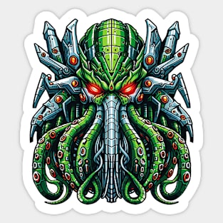Biomech Cthulhu Overlord S01 D57 Sticker